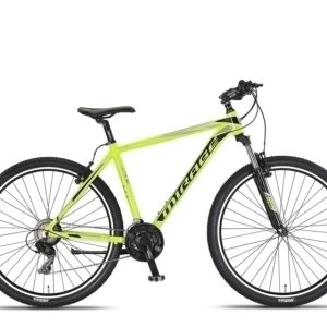 Laagste prijs: Umit Mirage Oversized MTB 29 Inch 50 cm Unisex 21V V Brakes Lime/Zwart