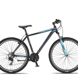 Laagste prijs: Umit Mirage Oversized MTB 29 Inch 50 cm Unisex 21V V Brakes Zwart/Turquoise