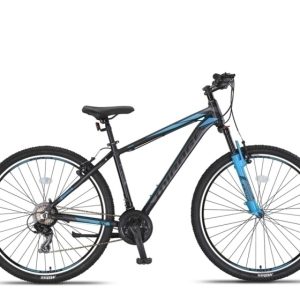 Laagste prijs: Umit Mirage Cropped MTB 29 Inch 50 cm Unisex 21V V Brakes Zwart/Blauw