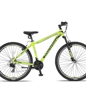 Laagste prijs: Umit Mirage Cropped MTB 29 Inch 41 cm Unisex 21V V Brakes Lime/Zwart