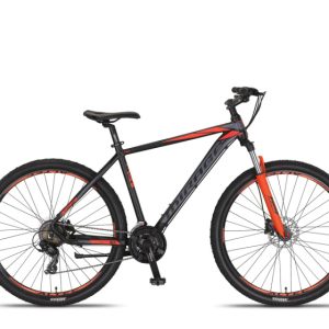 Laagste prijs: Umit Mirage MTB 27.5 Inch 50 cm Unisex 21V Hydraulische schijfrem Zwart/Oranje