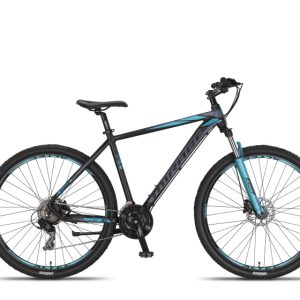 Laagste prijs: Umit Mirage MTB 27.5 Inch 50 cm Unisex 21V Hydraulische schijfrem Zwart/Turquoise
