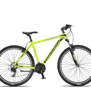 Laagste prijs: Umit Mirage Oversized MTB 27.5 Inch 50 cm Unisex 21V V Brakes Lime/Zwart