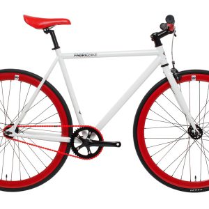 FabricBike Fixie Fiets - Wit & Rood (789555074550)