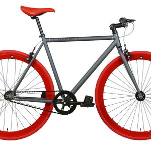FabricBike Original Graphite & Red Fixie Fiets (789555073980)
