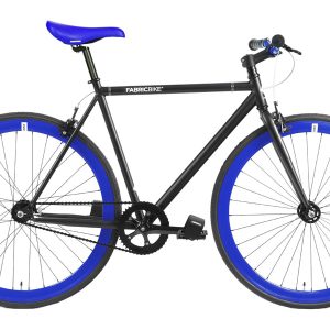 Fixie Fiets FabricBike Mat Zwart & Blauw (789555074017)
