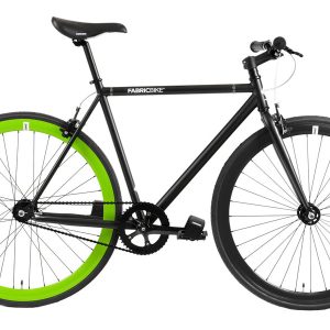 Fixie Fiets FabricBike Mat Zwart & Groen 2.0 (789555074581)