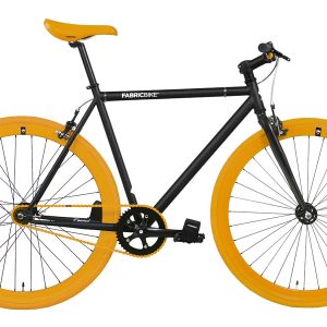 Fixie Fiets FabricBike Mat Zwart & Oranje (789555074130)