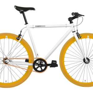 Fixie Fiets FabricBike White & Orange (789555074529)
