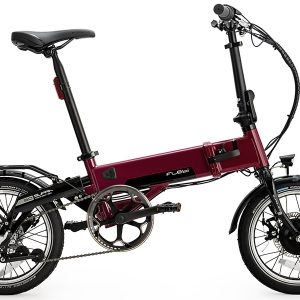 Flebi Supra 3.0 Elektrische Vouwfiets - Red Bordeaux