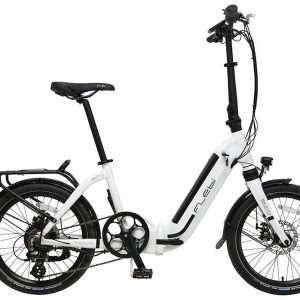 Flebi Swan + Elektrische Vouwfiets - White