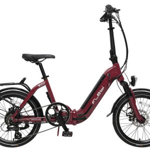 Flebi Swan Lite Elektrische Vouwfiets - Red Bordeaux