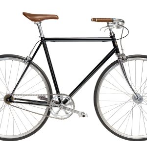Jitensha Tokyo Black/Alu/Camel Single Speed Fiets (789555082890)