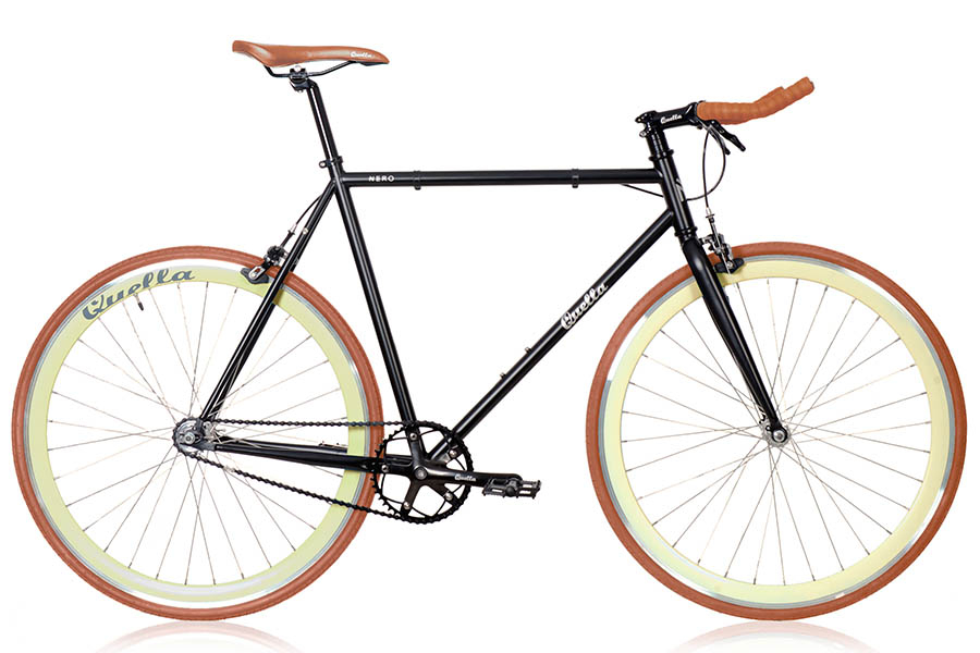 Quella Nero Cappuccino Fixie Fiets (789555076097)