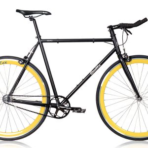 Quella Nero Geel Fixie Fiets (789555075786)