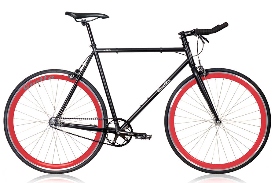 Quella Nero Rood Fixie Fiets (789555075748)