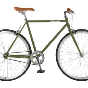 Retrospec Harper Fixie Fiets - Olive (810015708712)