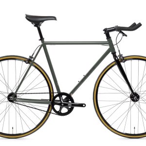 State Bicycle Co. Army Green Fixie Fiets (789555074765)
