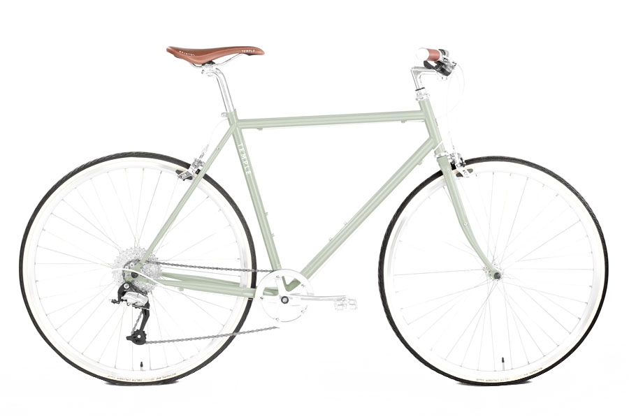 Temple Cycles Classic Lightweight Single-speed fiets Lichen Green (5520201075720)