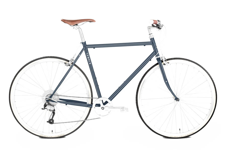 Temple Cycles Classic Lightweight Single-speed fiets Slate Blue (5520201045778)