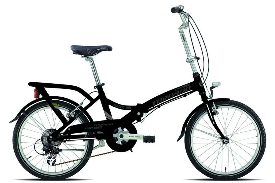 Torpado Cayman T170 20" 6V Vouwfiets - Zwart