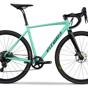 Vitoria Nyxtralight Explorer Gravel Fiets - Tiagra - Turquoise