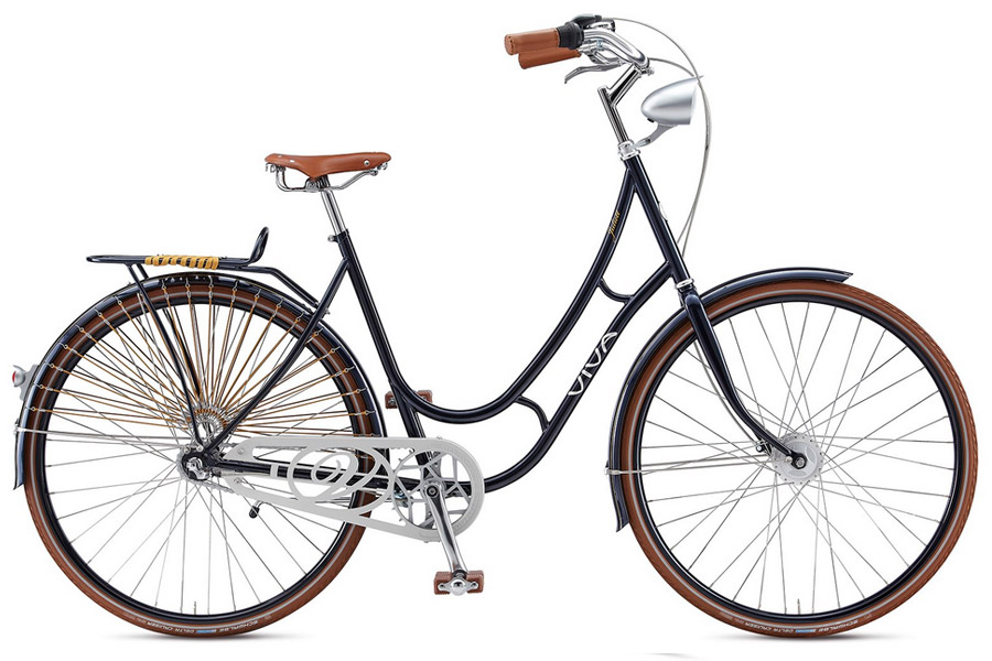 Viva Bikes Juliett 3V Damesfiets - Donkerblauw